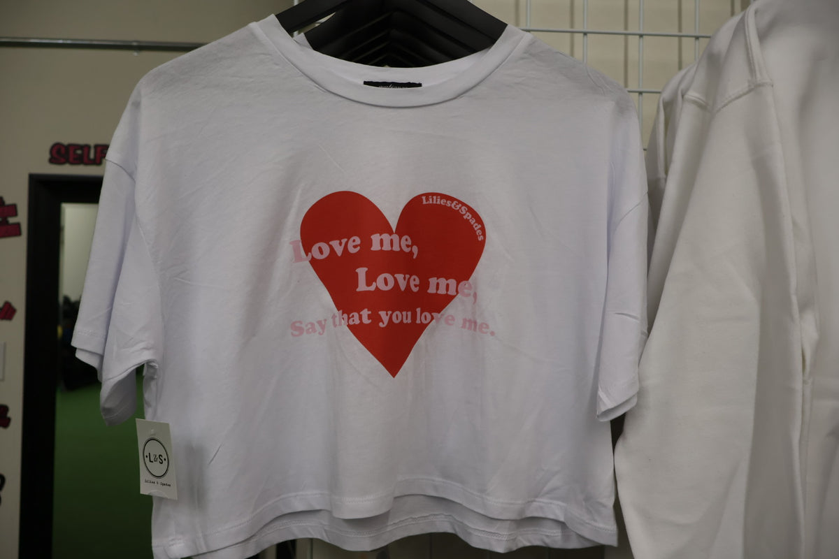 Valentine-Love Me Crop Top